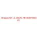 Комплект уплотнений для миниатюрных цилиндров KIT-A-CD25-HE 3001150041