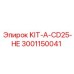 Комплект уплотнений для миниатюрных цилиндров KIT-A-CD25-HE 3001150041