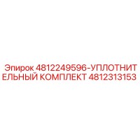 4812313153 УПЛОТНИТЕЛЬНЫЙ КОМПЛЕКТ Epiroc