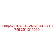 2911014900 OILSTOP-VALVE-KIT-XAS746 Epiroc