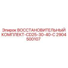 2904500107 ВОССТАНОВИТЕЛЬНЫЙ КОМПЛЕКТ-CD25-30-40-C Epiroc