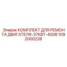 1092000228 КОМПЛЕКТ ДЛЯ РЕМОНТА ДВИГАТЕЛЯ-37КВТ-400В Epiroc