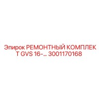 3001170168 РЕМОНТНЫЙ КОМПЛЕКТ GVS 16 Epiroc