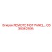 GS36062595 REMOTE INST PANEL от Epiroc