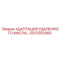 GS12021260 АДАПТАЦИЯ УДАЛЕННОГО МАСЛА Epiroc