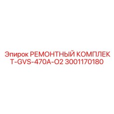 3001170180 РЕМОНТНЫЙ КОМПЛЕКТ-GVS-470A-O2 Epiroc