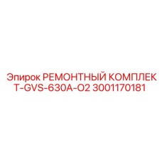 Ремонтный комплект для ГВС-630A-O2 Эпирок 3001170181