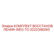 3222348283 КОМПЛЕКТ ВОССТАНОВЛЕНИЯ-WEO-TO Epiroc
