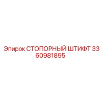 3360981895 СТОПОРНЫЙ ШТИФТ Epiroc