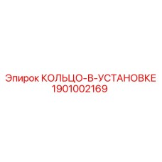1901002169 КОЛЬЦО-В-УСТАНОВКЕ Epiroc