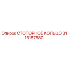 3115187580 СТОПОРНОЕ КОЛЬЦО Epiroc