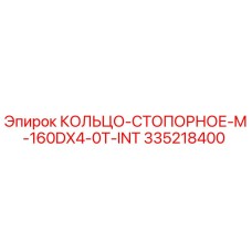 335218400 КОЛЬЦО-СТОПОРНОЕ-M-160DX4-0T-INT Epiroc