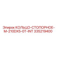 335219400 КОЛЬЦО-СТОПОРНОЕ-M-210DX5-0T-INT Epiroc