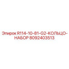 8092403513 R114-10-81-G2-КОЛЬЦО-НАБОР Epiroc