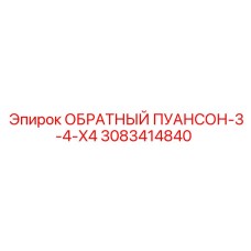 3083414840 ОБРАТНЫЙ ПУАНСОН-3-4-X4 Epiroc