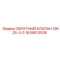 1639613038 ОБРАТНЫЙ КЛАПАН-DN25-3-0 - Epiroc