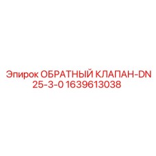 Оригинальный обратный клапан DN25-3-0 Epiroc 1639613038