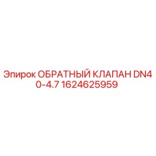 Изображение обратного клапана DN40-4.7 от Epiroc, запчасть 1624625959