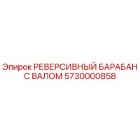 5730000858 РЕВЕРСИВНЫЙ БАРАБАН С ВАЛОМ Epiroc