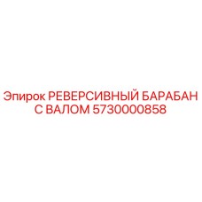 5730000858 РЕВЕРСИВНЫЙ БАРАБАН С ВАЛОМ Epiroc