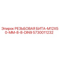 5730011232 РЕЗЬБОВАЯ БИТА-M12X50-MM-8-8-DIN9 Epiroc