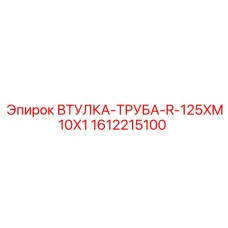 1612215100 ВТУЛКА-ТРУБА-R-125XM10X1 Epiroc
