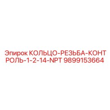 9899153664 КОЛЬЦО-РЕЗЬБА-КОНТРОЛЬ-1-2-14-NPT Epiroc