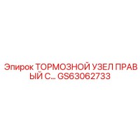 GS63062733 ТОРМОЗНОЙ УЗЕЛ ПРАВЫЙ Epiroc