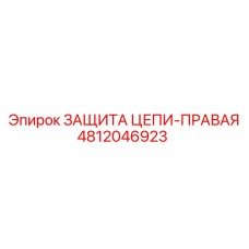 4812046923 ЗАЩИТА ЦЕПИ-ПРАВАЯ Epiroc