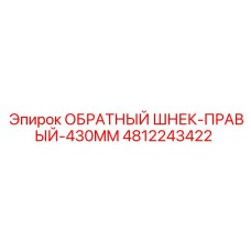 4812243422 ОБРАТНЫЙ ШНЕК-ПРАВЫЙ-430MM Epiroc