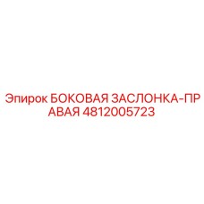 4812005723 БОКОВАЯ ЗАСЛОНКА-ПРАВАЯ Epiroc