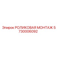 5730006092 РОЛИКОВАЯ МОНТАЖ Epiroc