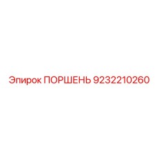 9232210260 ПОРШЕНЬ Epiroc