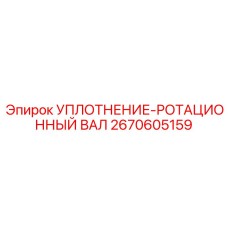 2670605159 УПЛОТНЕНИЕ-РОТАЦИОННЫЙ ВАЛ Epiroc