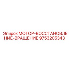 9753205343 МОТОР-ВОССТАНОВЛЕНИЕ-ВРАЩЕНИЕ Epiroc