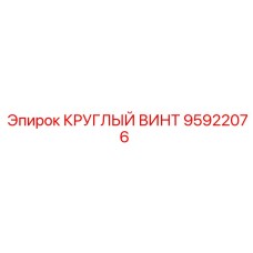 95922076 КРУГЛЫЙ ВИНТ Epiroc