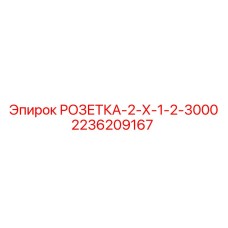2236209167 РОЗЕТКА-2-Х-1-2-3000 Epiroc