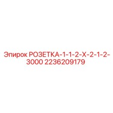 2236209179 РОЗЕТКА-1-1-2-Х-2-1-2-3000 Epiroc