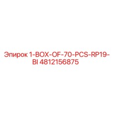 4812156875 1 коробка 70 штук RP19 бит Epiroc
