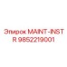 9852219001 MAINT-INSTR Epiroc