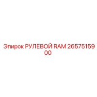 2657515900 РУЛЕВОЙ RAM Epiroc
