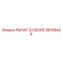58158429 РЫЧАГ В СБОРЕ Epiroc