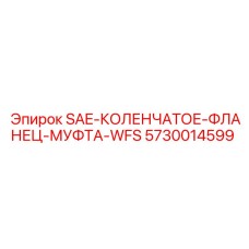 5730014599 SAE-КОЛЕНЧАТОЕ-ФЛАНЕЦ-МУФТА-WFS Epiroc