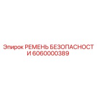 6060000389 РЕМЕНЬ БЕЗОПАСНОСТИ Epiroc