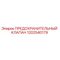 1202540179 ПРЕДОХРАНИТЕЛЬНЫЙ КЛАПАН Epiroc