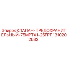 1310202582 КЛАПАН-ПРЕДОХРАНИТЕЛЬНЫЙ-75MPTX1-25FPT Epiroc