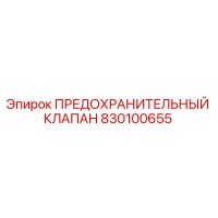 830100655 ПРЕДОХРАНИТЕЛЬНЫЙ КЛАПАН Epiroc