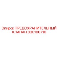 830100710 ПРЕДОХРАНИТЕЛЬНЫЙ КЛАПАН Epiroc