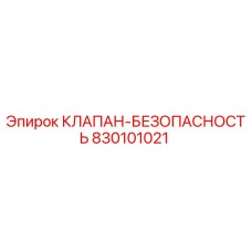 830101021 КЛАПАН-БЕЗОПАСНОСТЬ Epiroc