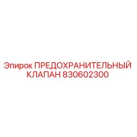 830602300 ПРЕДОХРАНИТЕЛЬНЫЙ КЛАПАН Epiroc